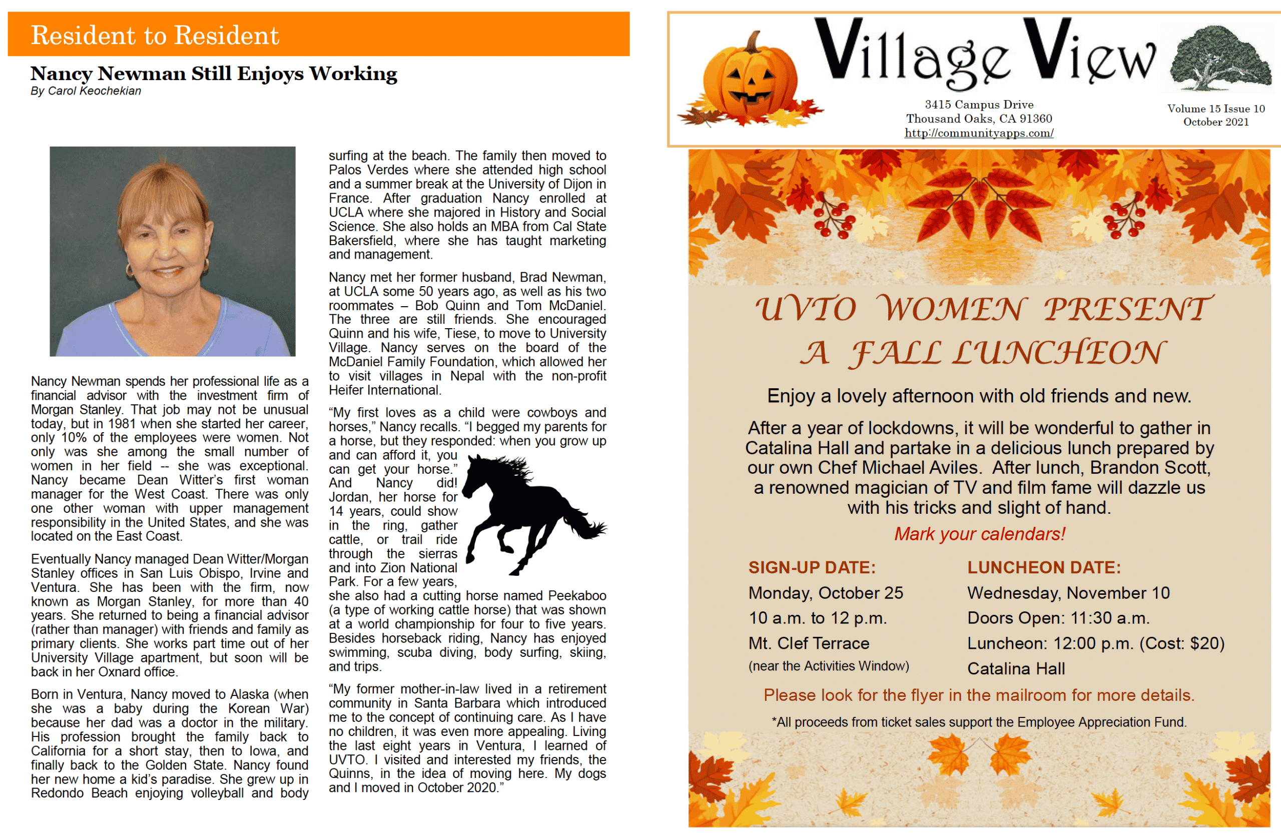 Village View October 2021